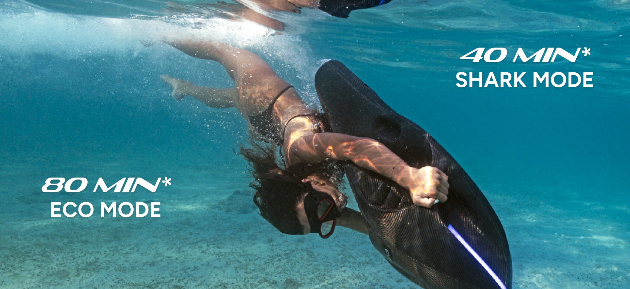 Guided scooter tour through the underwater world Underwater scooter ride with mask in Zanzibar