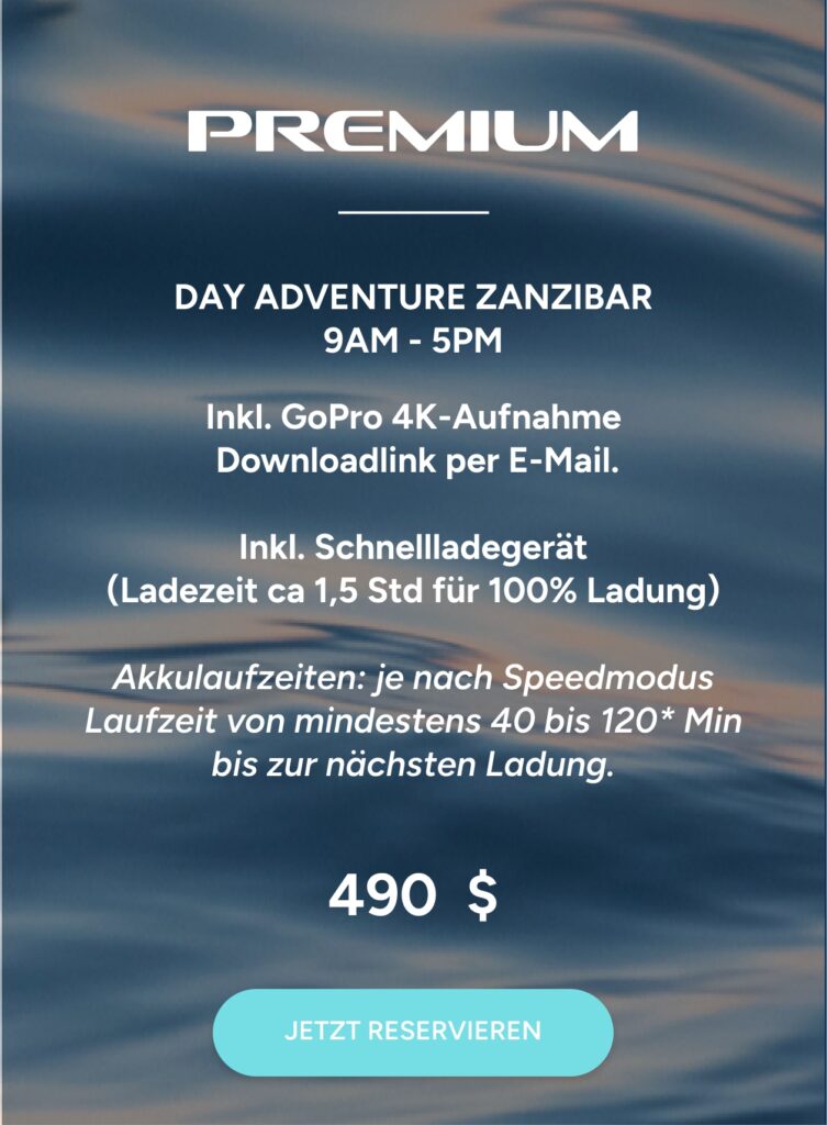 Tagesmiete daily rent Sea Scooter Elite SeaNXT Frankreich France SeaNXT Underwater Adventures Zanzibar Paje